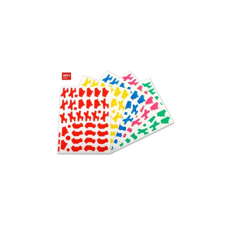 Gommettes 480 transport p.15flles APLI KIDS