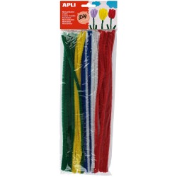 Chenilles coul ass 30cm sach 50 APLI KIDS