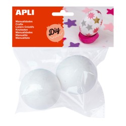 Boules polystyrene diam 70mm sach 2 APLI KIDS