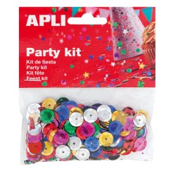Confettis ronds relief 11mm sach 14gr APLI KIDS