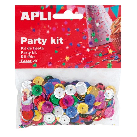 Confettis ronds relief 11mm sach 14gr APLI KIDS