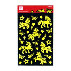 Stickers luminescence licorne APLI KIDS
