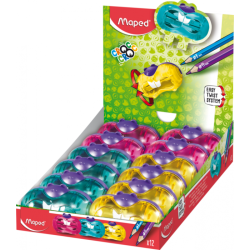 Taille crayon CROC CROC Twist 2 trous Assorties Maped