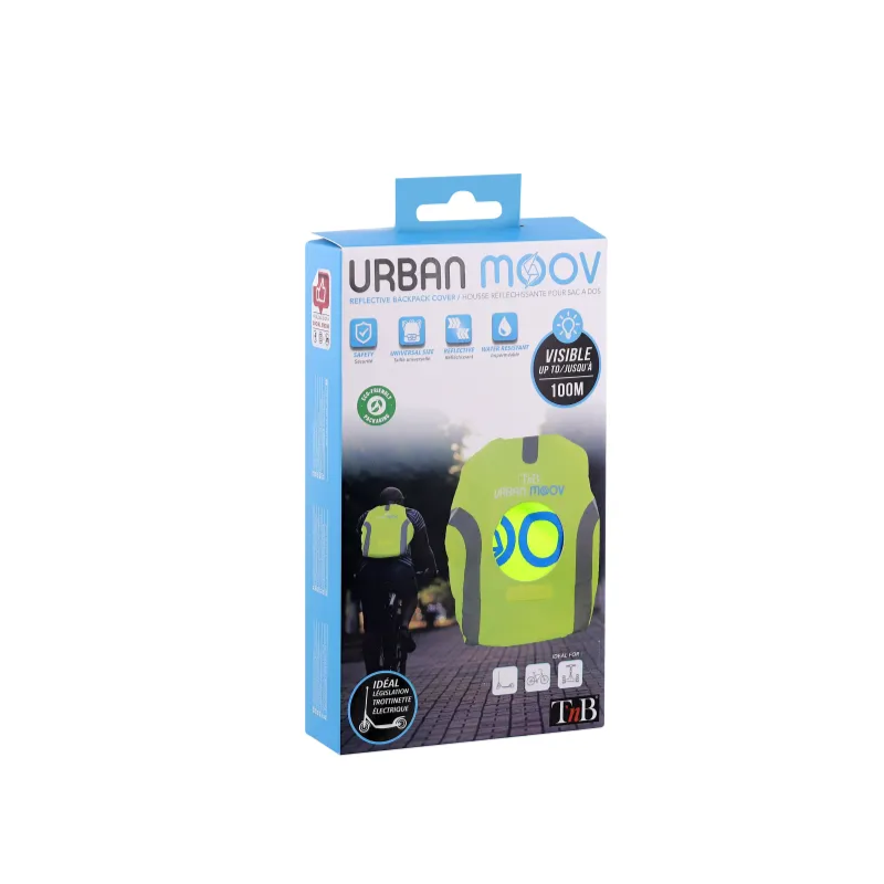 Housse réfléchissante TNB URBAN MOOV - pour sac - jaune