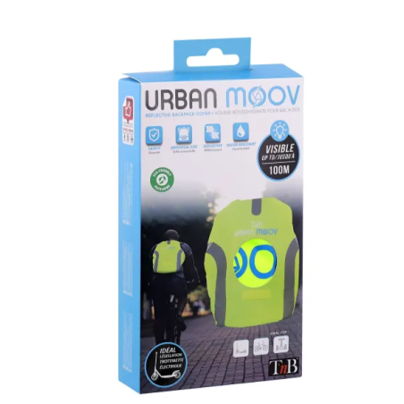 Housse réfléchissante TNB URBAN MOOV - pour sac - jaune