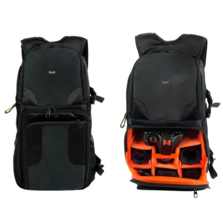 Sac à dos photo semi professionnel orange/noir XPERT SHOT 2