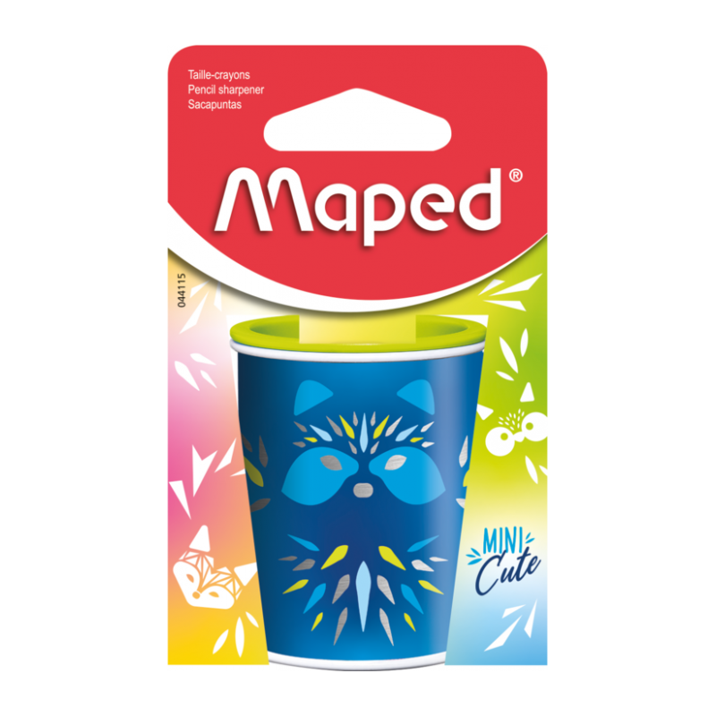 Taille crayon canette 2 trous blist MINI CUTE KIDS Maped