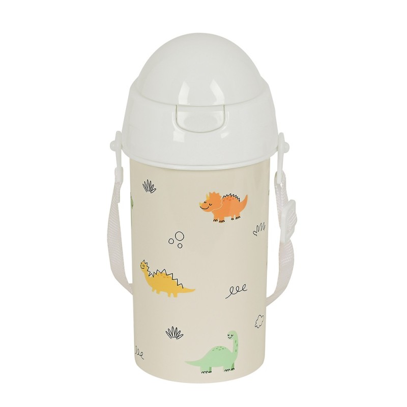 Gourde avec corde 500 ml ouverture auto PRÉSCOLAIRE DINOS SAFTA