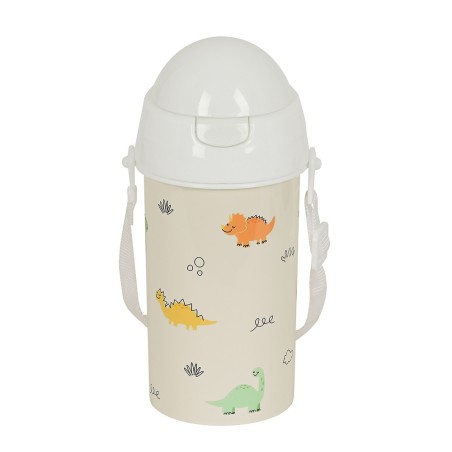 Gourde avec corde 500 ml ouverture auto PRÉSCOLAIRE DINOS SAFTA