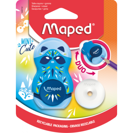 Taille crayon avec gomme LOOPY MINI CUTE KIDS blist Maped