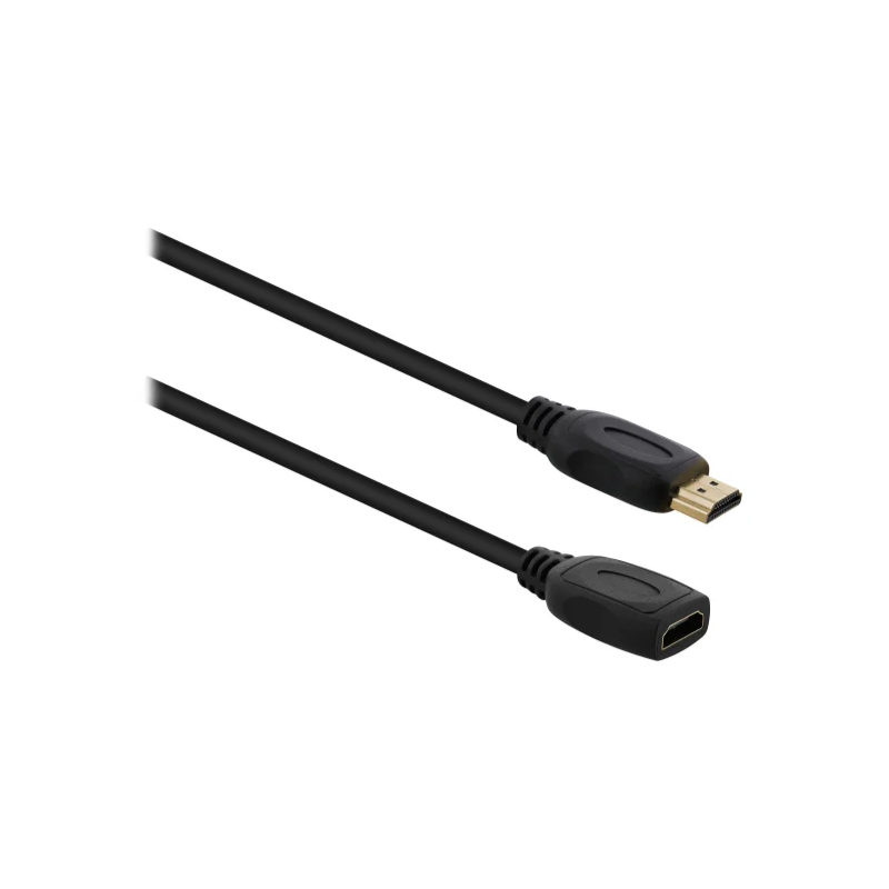 Rallonge HDMI M/F 19 broches 2m - noir TnB