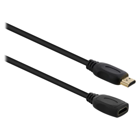 Rallonge HDMI M/F 19 broches 2m - noir TnB
