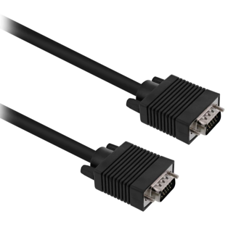 Câble DB15 M/M VGA HD 1,8m - noir TnB