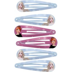 6 barettes fantaisies Ariel & Raiponce 40746 Disney