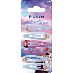 6 barettes fantaisies Ariel & Raiponce 40746 Disney