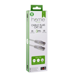 Câble RJ45 M/M STP  3m cat. 5E droit blindé TnB