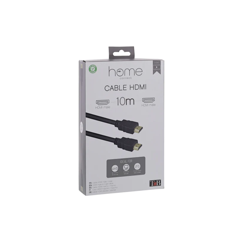 Câble HDMI 2.0 M/M 19 broches 10m - noir