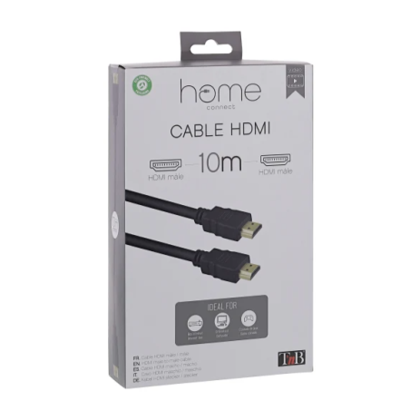Câble HDMI 2.0 M/M 19 broches 10m - noir