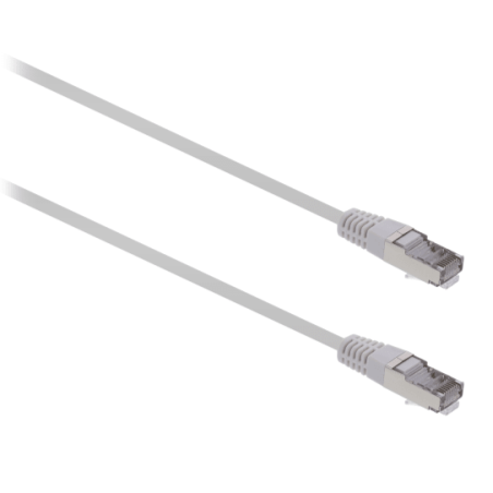 Câble RJ45 M/M STP cat. 5E droit blindé bleu 5m