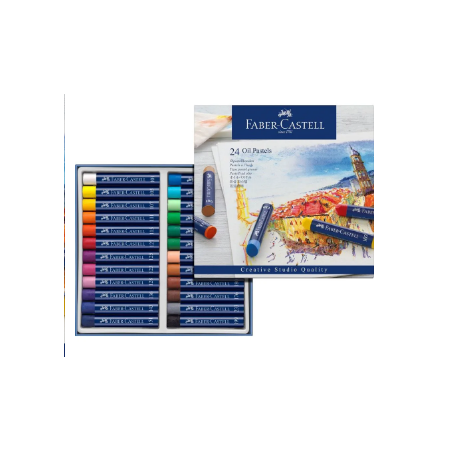 Pastels à l'huile boîte 24 Faber Castell