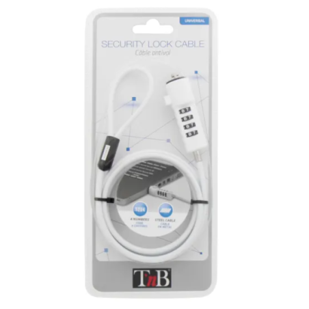 Câble antivol à code blanc TNB MCAV3W