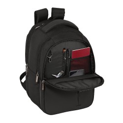Sac à dos pour PC 15.6''&14.1''+TAB 9.7''+USB NOIR SAFTA BUSINESS