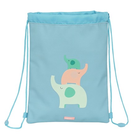 SAC DE GYM JUNIOR 34 CM PRÉSCOLAIRE ELEFANTES SAFTA