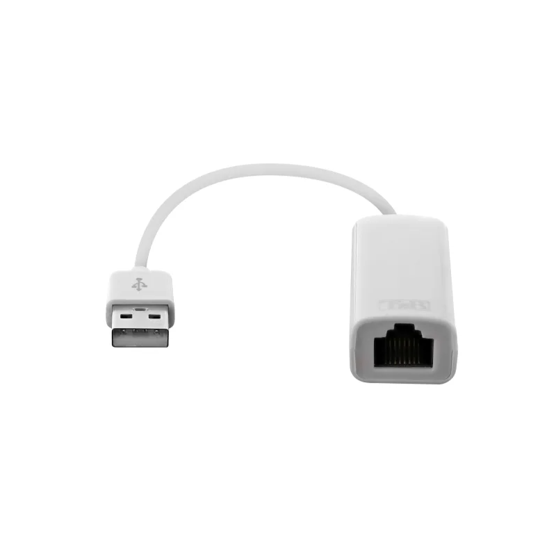 Adaptateur USB 2.0 vers RJ45 blanc