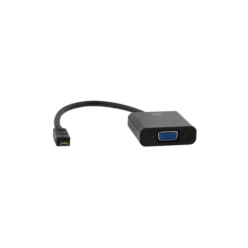 Adaptateur micro HDMI vers VGA noir