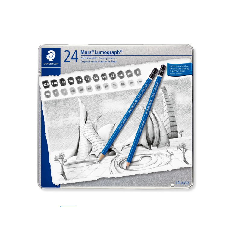 Crayon d'art lumographe assortie 24 pcs