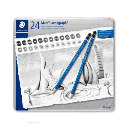 Crayon d'art lumographe assortie 24 pcs