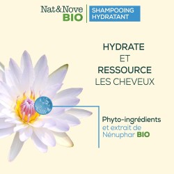 Shampoing HYDRATANT cheuveux deshydratés 250ml NAT&NOVE