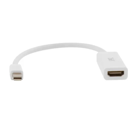 Adaptateur mini Display Port vers HDMI blanc