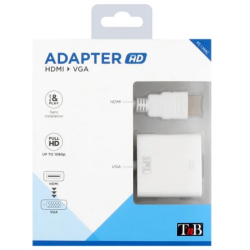 Adaptateur HDMI vers VGA noir