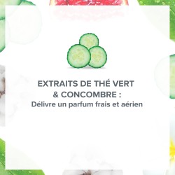 Déodorant souffle de thé vert et concombre 24h 200ml EVOLUDERM 20377