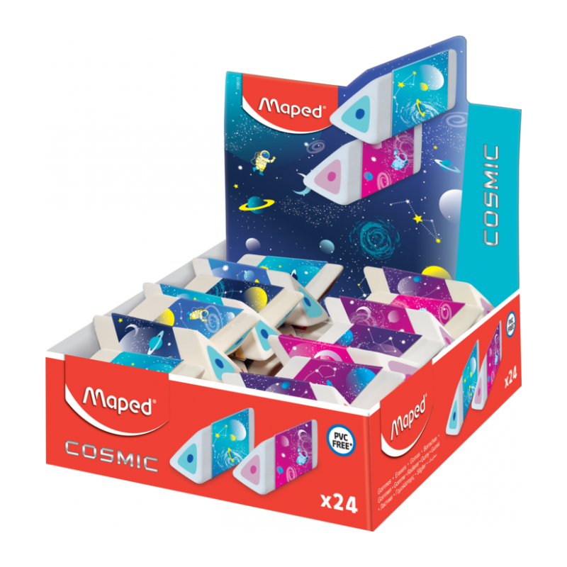Gomme blanche pyramide COSMIC Kids Maped