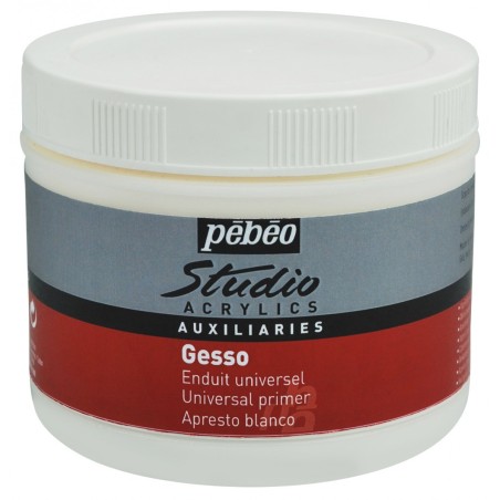 Gesso en pot 500ml acrylique PEBEO