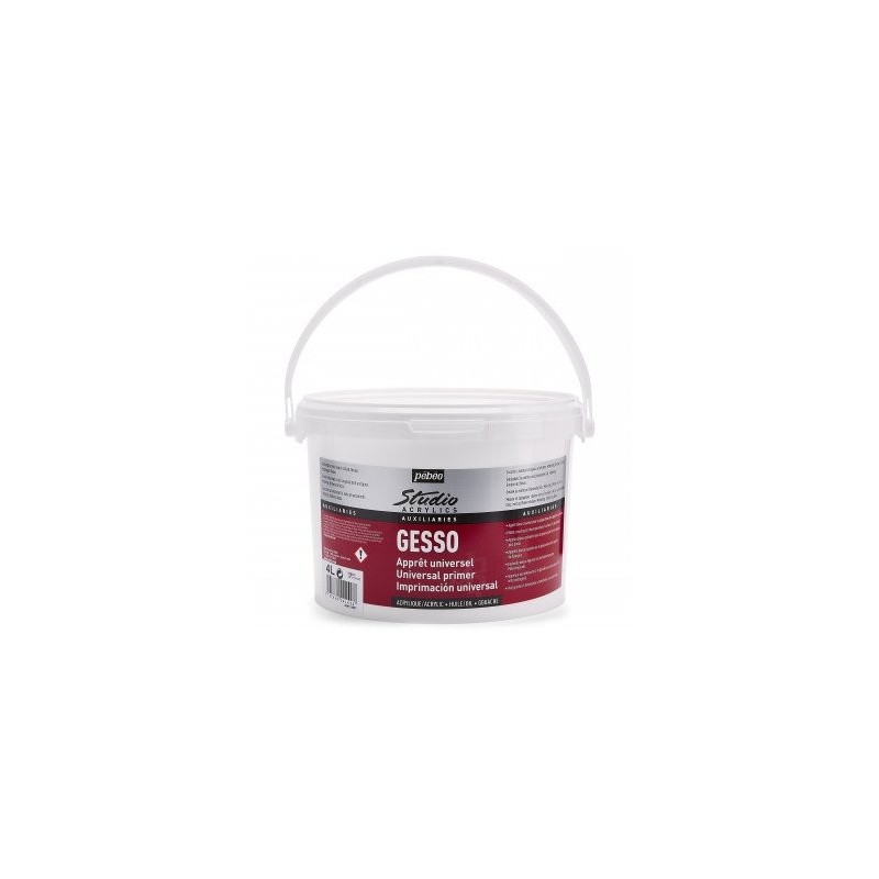 Gesso en pot 4L blanc
