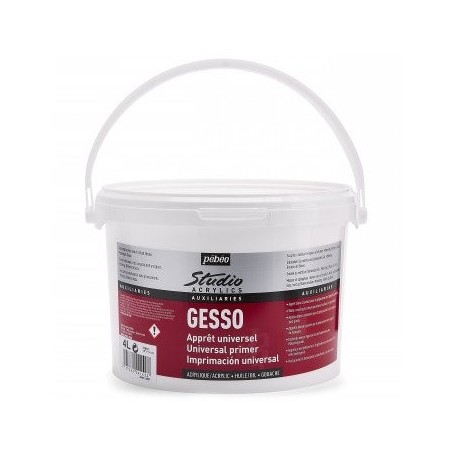 Gesso en pot 4L blanc