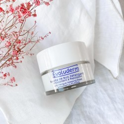 Baume de nuit défatiguant antioxydant& repulpant 50ml 18350 EVOLUDERM