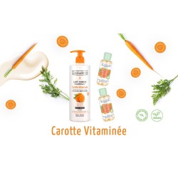 Laits corps avec pompe Carotte 500ml EVOLUDERM