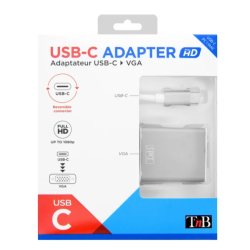 Adaptateur USB type C vers VGA - blanc TnB