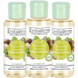 Huile de beauté Macadamia 100ml EVOLUDERM