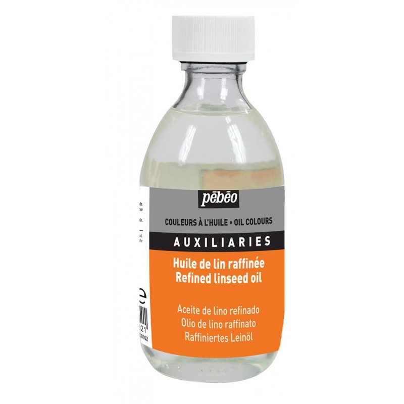Huile de lin raffinée 245ml Pébéo