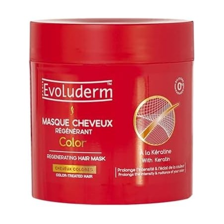 Masque cheveux couleur 500ml EVOLUDERM