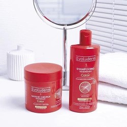 Masque cheveux couleur 500ml EVOLUDERM