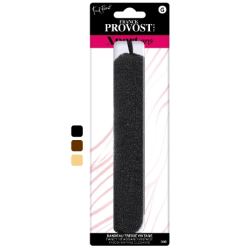 Headband tresse noir et bords blanc FP 0446