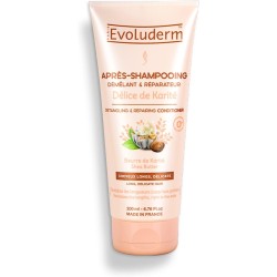 Après-shampoing démêlant et réparateur délice Karité 200ml EVOLUDERM