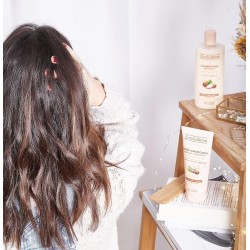 Après-shampoing démêlant et réparateur délice Karité 200ml EVOLUDERM