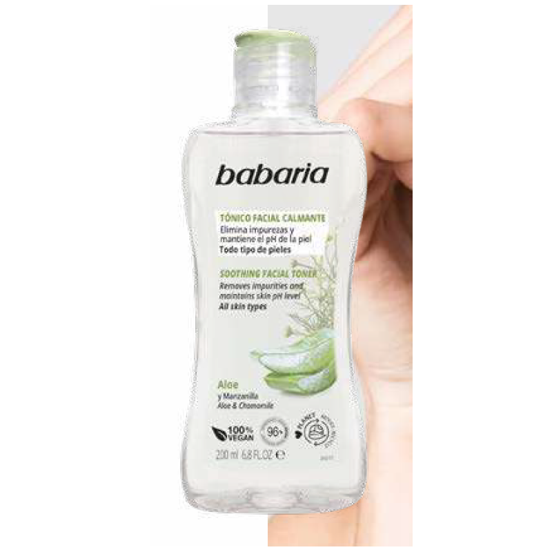 Lotion tonique aloe et camomille 200ml BABARIA 31181
